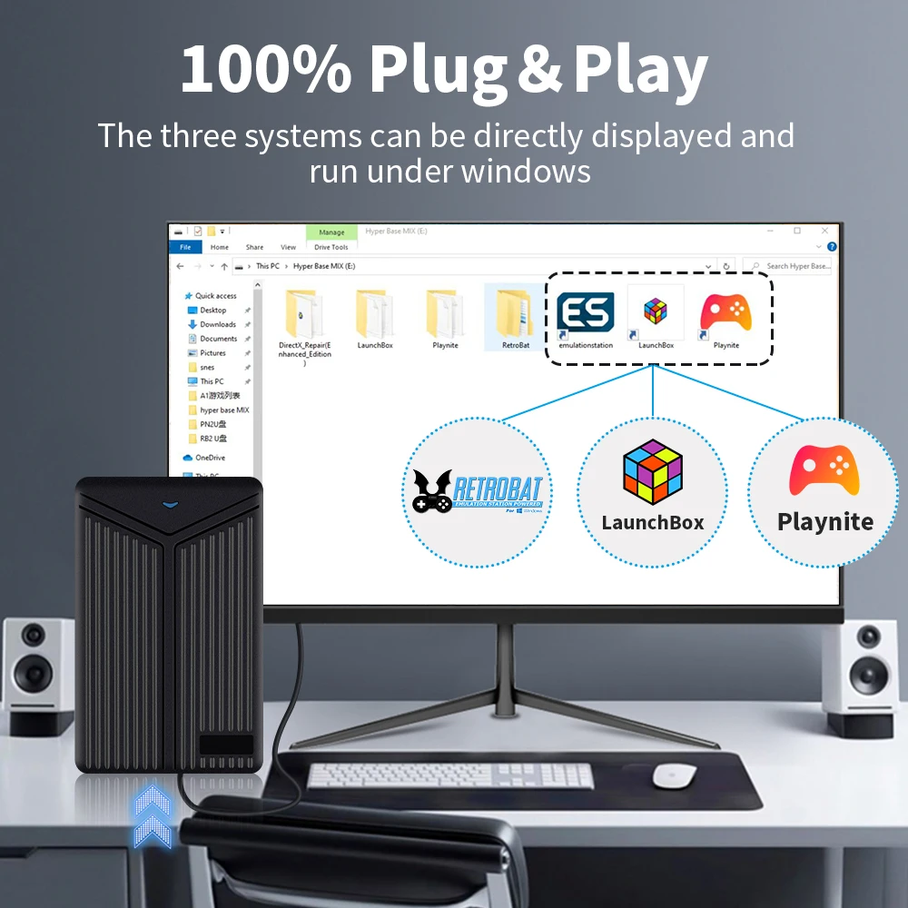 Hdd Retro Game Tb Retrobat Playnite Launchbox Runvalli