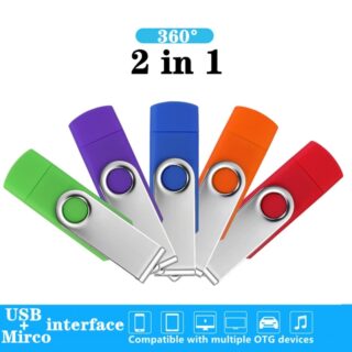 Flash USB OTG, USB 2.0, 4GB, 8GB, 16GB, 32GB, 128GB