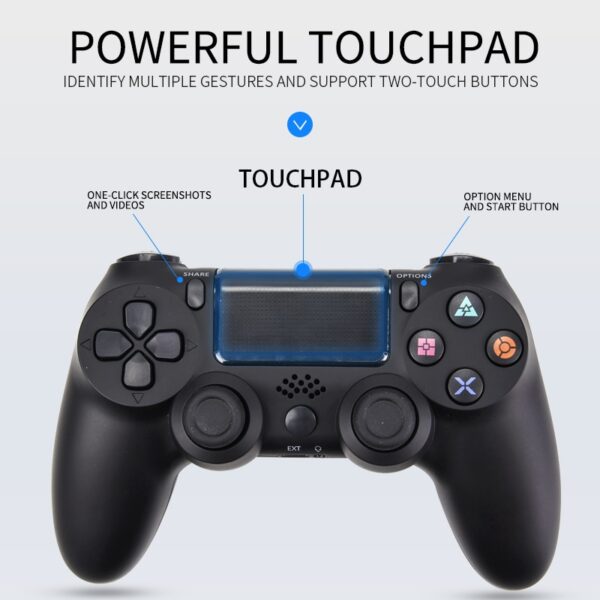 Gamepad inalámbrico Bluetooth DATA FROG para mando PS4 para Playstation 4 Dualshock 4 Joystick de doble vibración Gamepad