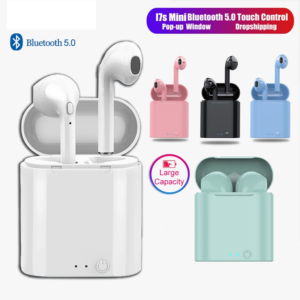 Auriculares i7s TWS con Bluetooth, miniauriculares deportivos impermeables para música, auriculares inalámbricos para Huawei, Iphone y Xiaomi