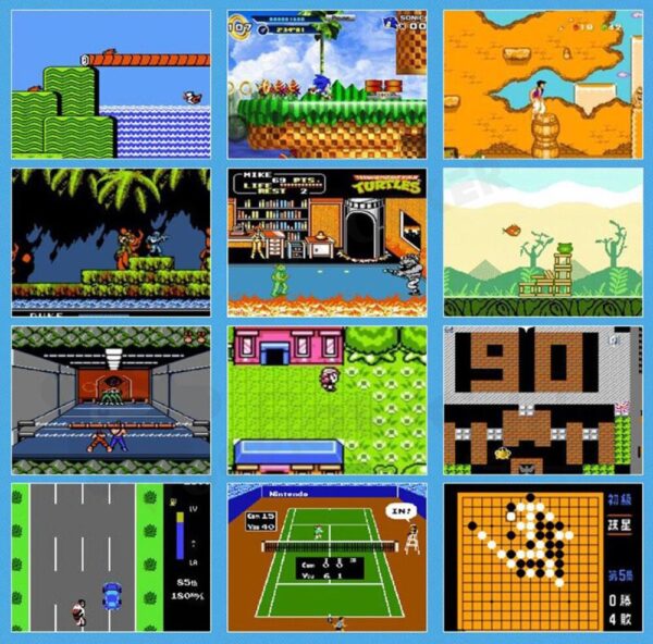 Mini consola retro con 620 juegos incluidos - Imagen 4