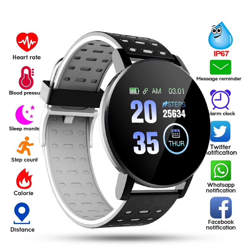 Reloj inteligente con Bluetooth para hombre y mujer, WhatsApp, Android Runvalli
