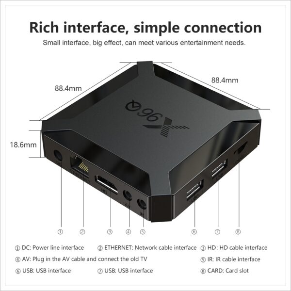 Tv box X96Q con Android 10.0 - Imagen 4