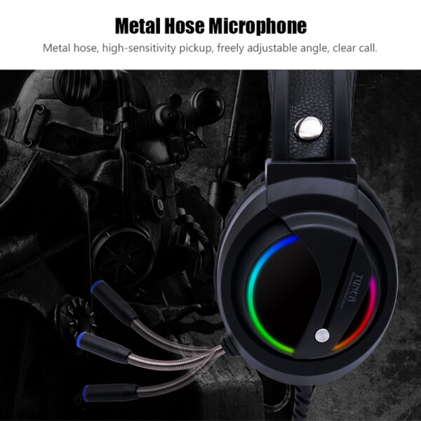 Auriculares con cable USB 7,1 | 3,5mm | RGB - Imagen 5