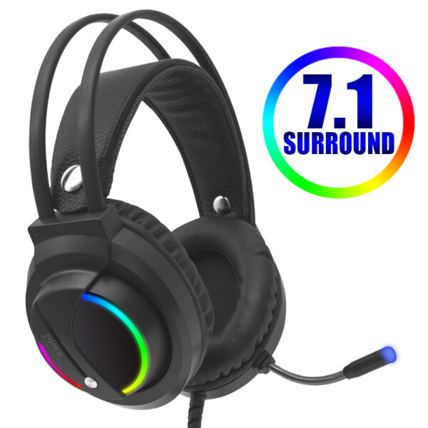 Auriculares con cable USB 7,1 | 3,5mm | RGB