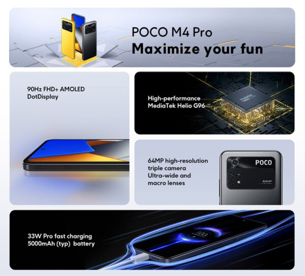 POCO Smartphone M4 Pro | 128GB/ 8GB, 256GB - Imagen 2