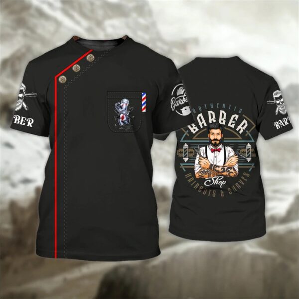 Barber Shop Shirt | T-Shirts - Imagen 6