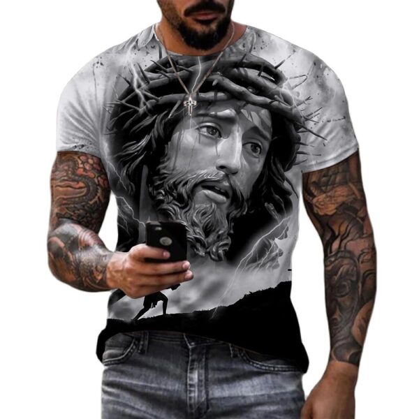 Jesus Christ 3D | T-shirts - Imagen 3