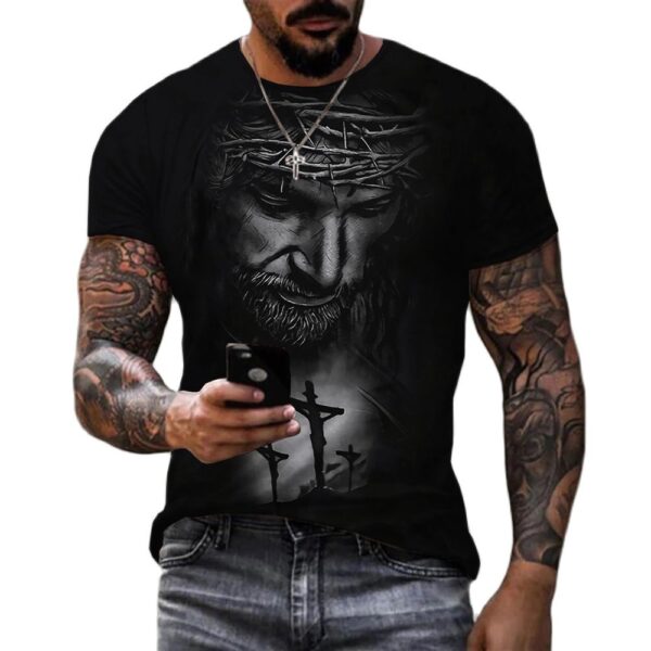 Jesus Christ 3D | T-shirts - Imagen 4