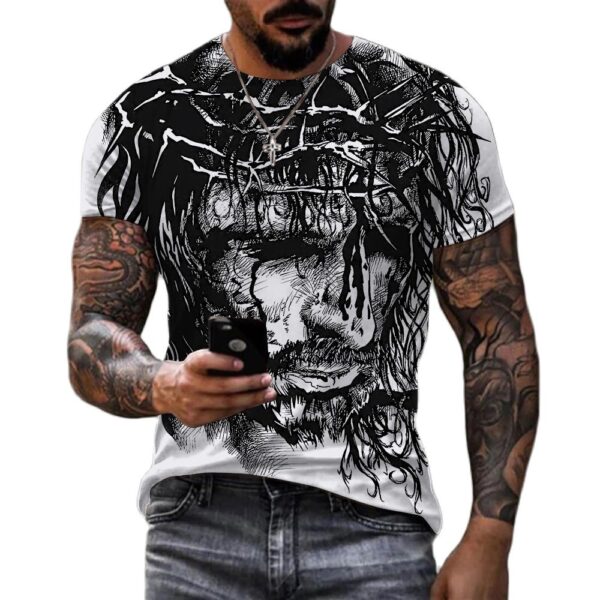 Jesus Christ 3D | T-shirts - Imagen 5