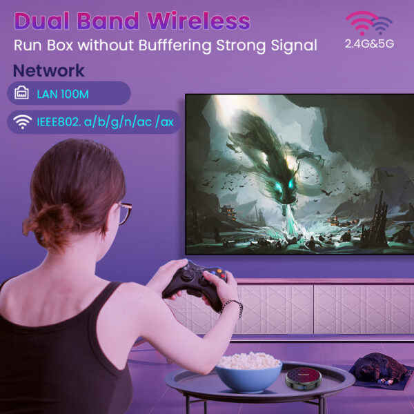 Transpeed Android 12 TV Box | WiFi 6 - Imagen 6