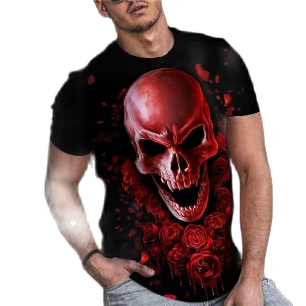 Vintage Horror Skull | T-Shirt - Imagen 4