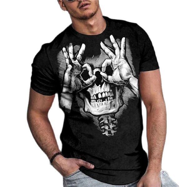 Vintage Horror Skull | T-Shirt - Imagen 5