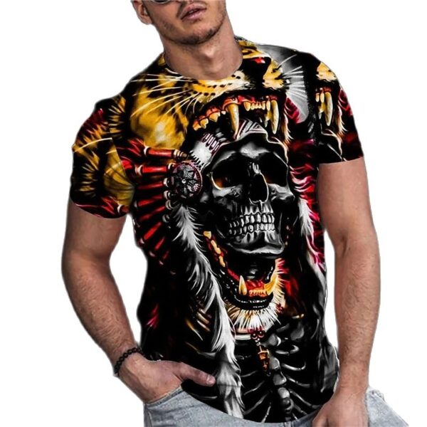 Vintage Horror Skull | T-Shirt - Imagen 6