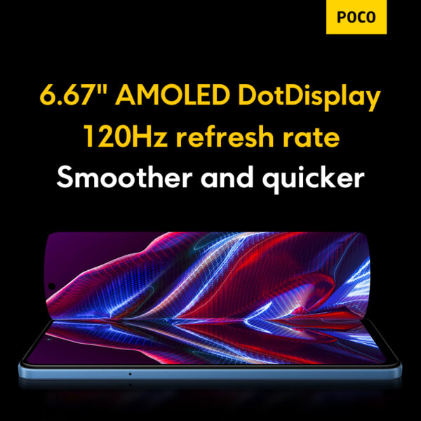 POCO X5 5G, 128GB/256GB, pantalla AMOLED de 6,67 pulgadas - Imagen 3