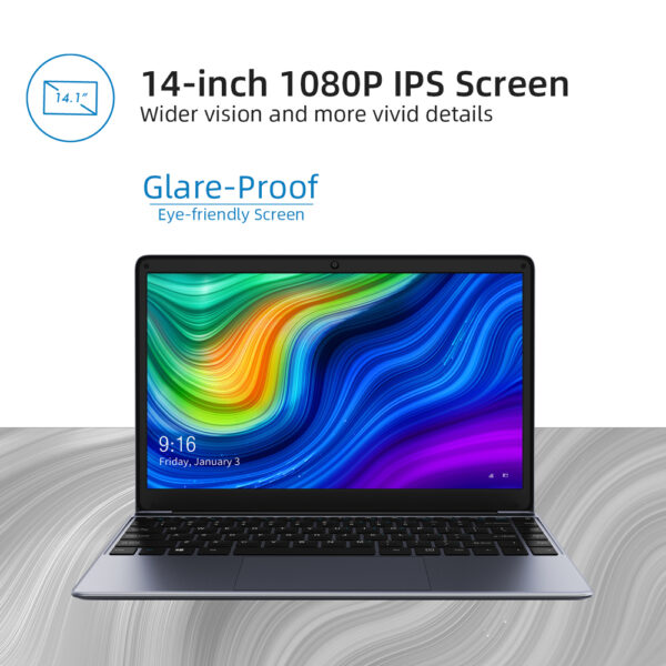CHUWI | HeroBook Pro FHD, Intel Celeron N4020, 8GB RAM - Imagen 2