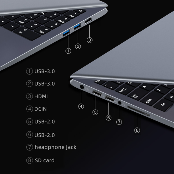 DERE | V9 Pro, 16GB de RAM, 1TB de SSD, Intel Core i7 - Imagen 6