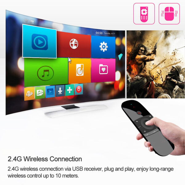 Mando a distancia W1 para caja Android TV - Imagen 4