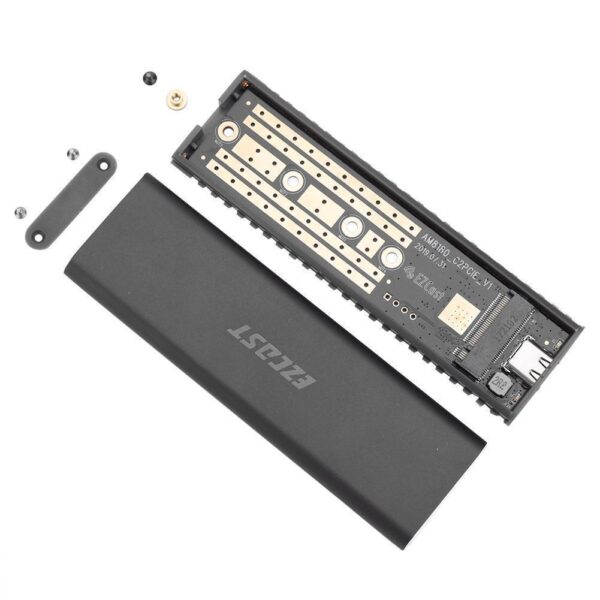 M.2 NVME Mobile Hard Disk Box Speed PCIe To USB3.1 GEN2 Solid State SSD - Imagen 5