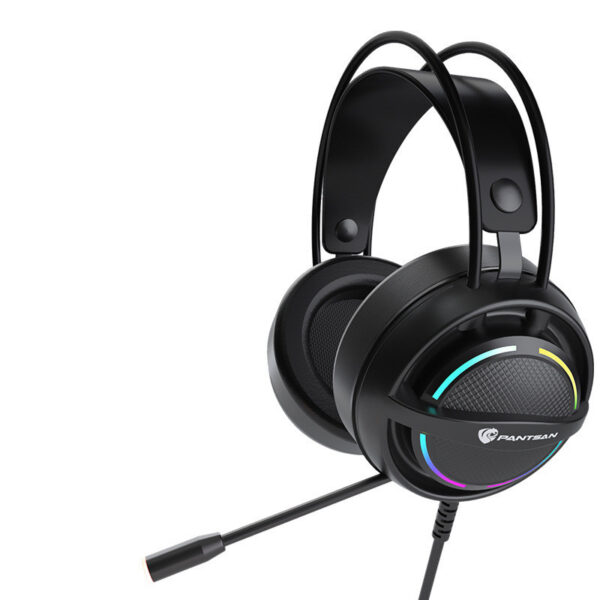 Head-Mounted Gaming Headset With Microphone Wired Microphone - Imagen 3