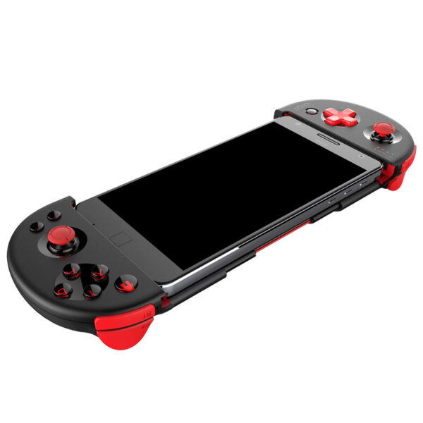 Red Samurai Retractable Bluetooth Handle Eats Chicken - Imagen 4