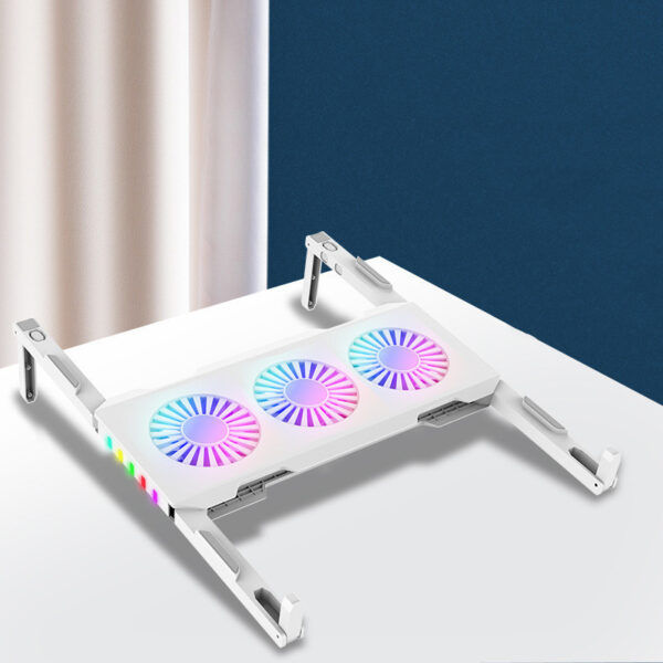 Portable Slim Smart Laptop Cooling Pad USB 3 Fans Gaming Laptop Cooler Fan For 17 Inch Cooler Plug Play For Notebook PC Laptop - Imagen 2