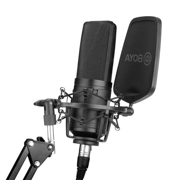 Condenser microphone large diaphragm K song computer - Imagen 2