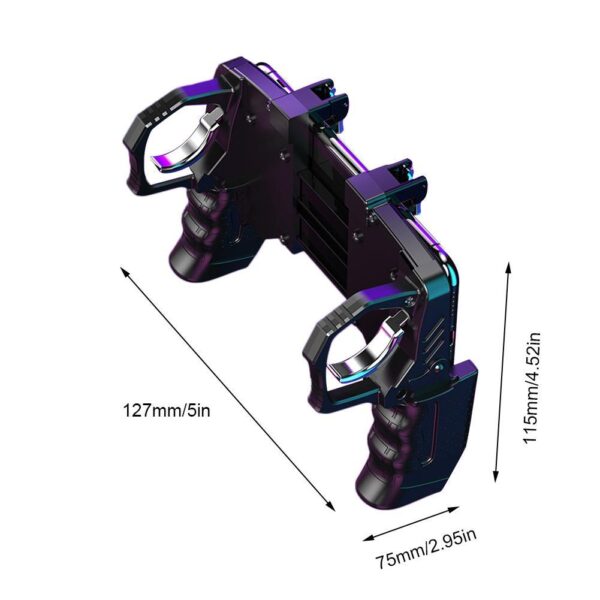 Phone Game Shooter Shutter Button PUGB Controller Gamepad Joystick - Imagen 6