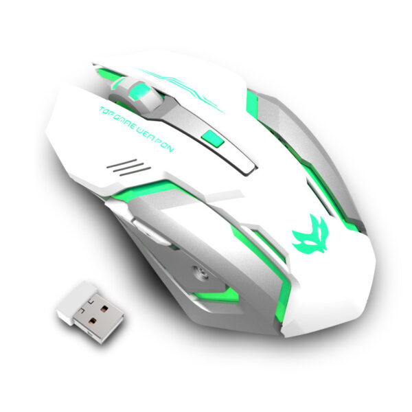 Wireless Charging Silent Gaming Mouse Machinery - Imagen 4