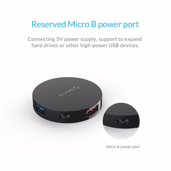 ORICO HA4U-U3 USB3.0 splitter - Imagen 5