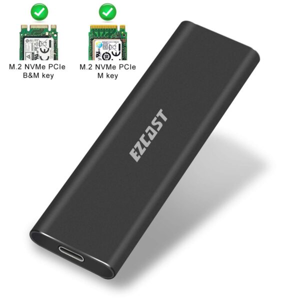 M.2 NVME Mobile Hard Disk Box Speed PCIe To USB3.1 GEN2 Solid State SSD - Imagen 3