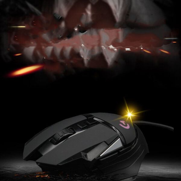 Wired Gaming Mechanical Mouse RGB Gaming - Imagen 3