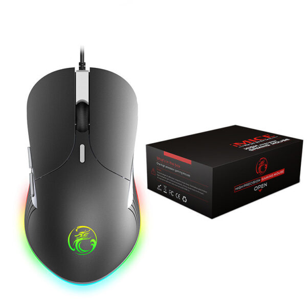 LED Gaming Mouse 6400 DPI USB Ergonomic Mause - Imagen 4