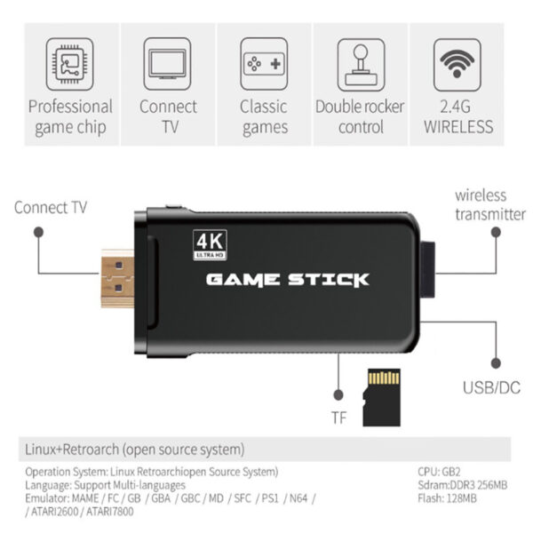Hd Mini Doubles Arcade Home Game Console - Imagen 5