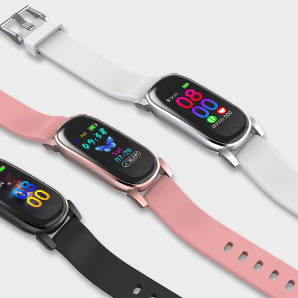 Color Screen Waterproof Body Temperature Bracelet - Imagen 2