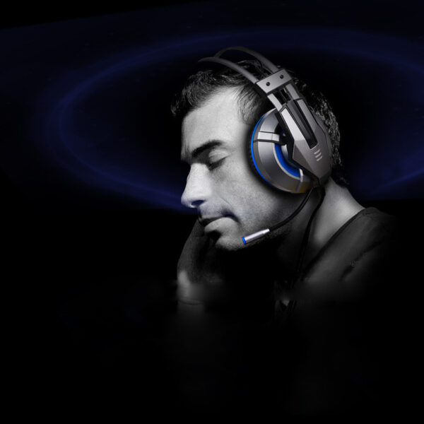 Head-mounted illuminated gaming headset - Imagen 2