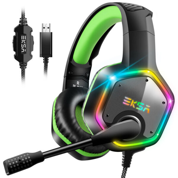 Head-mounted USB flash gaming headset - Imagen 5