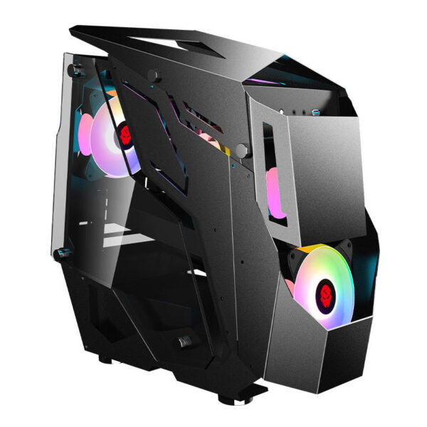 Full Side Tempered Glass Computer Case - Imagen 5
