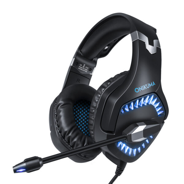 Gaming Headset PC Stereo Earphones Headphones Casque With Mic LED Light For New One Laptop Tablet Mobile - Imagen 5