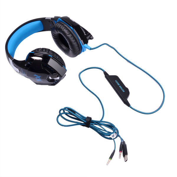 Head-Mounted Heavy Bass Gaming Headset With Microphone Noise Reduction - Imagen 2