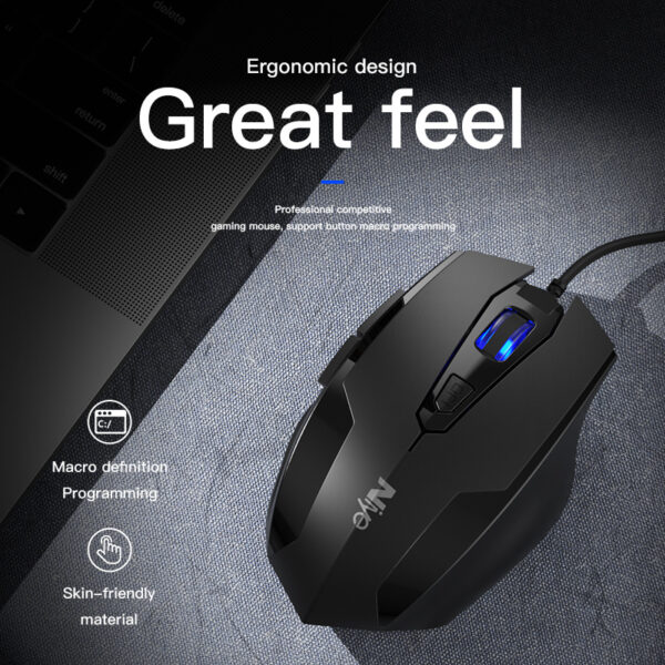USB Computer Game Macro Programming Gaming Mouse - Imagen 5