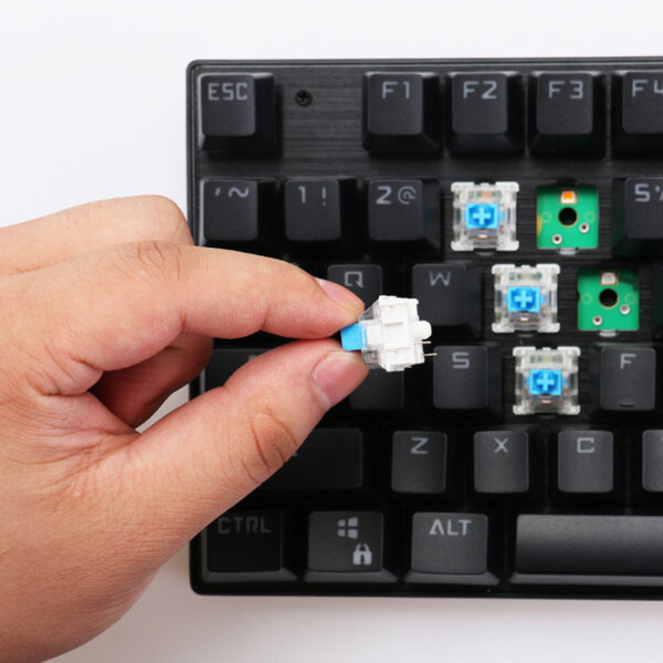 Replaceable Axle Wired Usb Game Mechanical Keyboard - Imagen 2