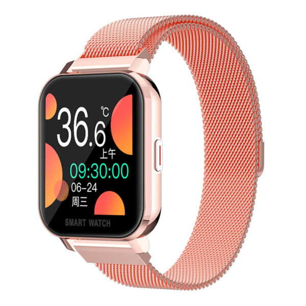 MT28 Smart Watch Heart Rate Body Temperature Blood Oxygen IP67 Waterproof Pedometer Mileage - Imagen 2