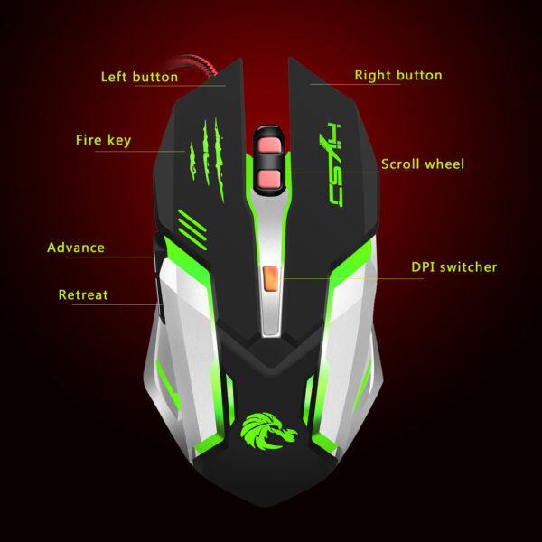 New S100 Mechanical Colorful Gaming Mouse - Imagen 6