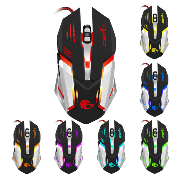 New S100 Mechanical Colorful Gaming Mouse - Imagen 3