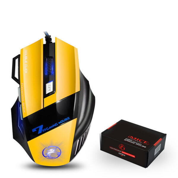 Colorful RGB Breathing Light Gaming Silent Gaming Mouse - Imagen 2