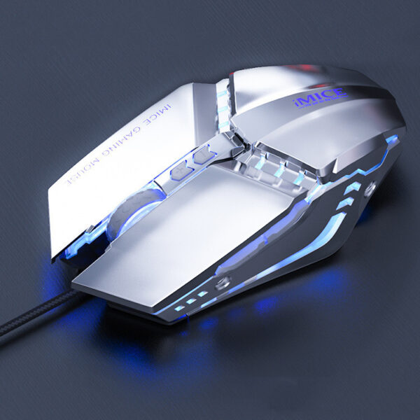 Colorful RGB Breathing Light Gaming Silent Gaming Mouse - Imagen 10