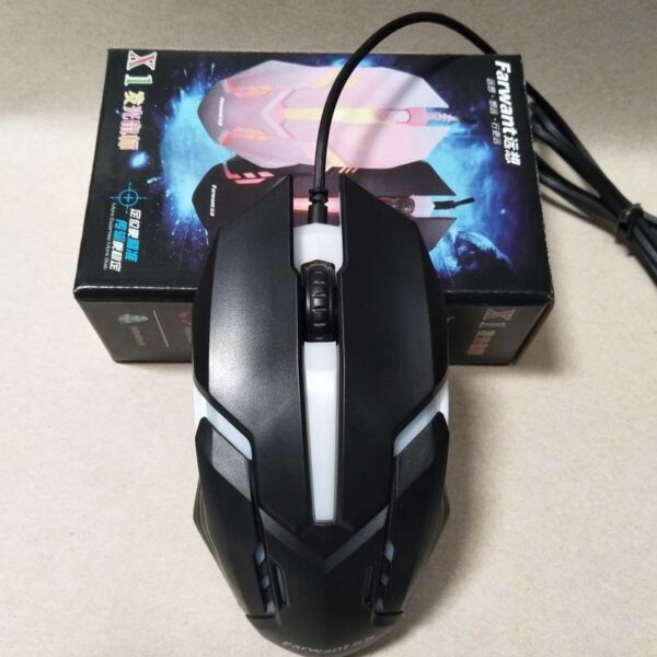 Wired Photoelectric Computer Office Home Gaming Light-Transmitting Mouse - Imagen 4