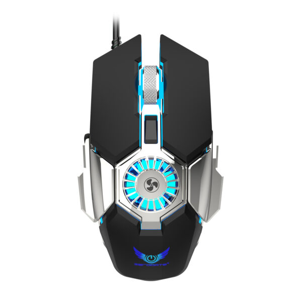 Macro Programming RGB Luminous Chicken Wired Mouse - Imagen 3