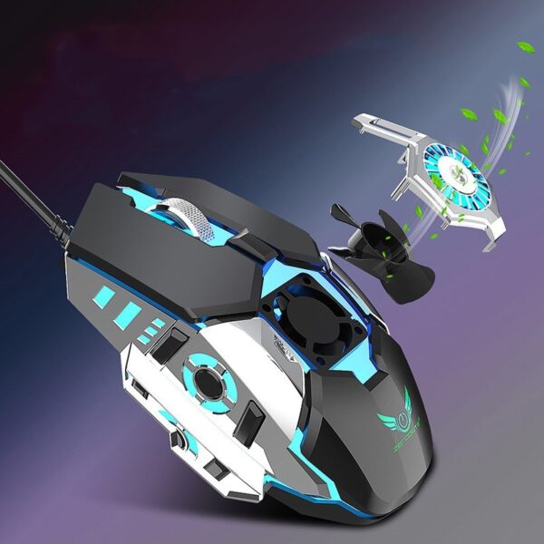 Macro Programming RGB Luminous Chicken Wired Mouse - Imagen 4